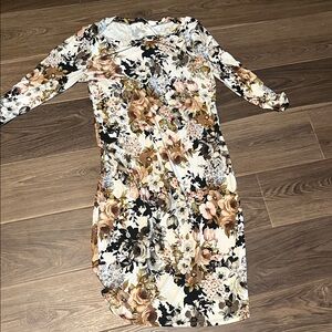 Vibe Multicolor Floral Long Sleeve Dress